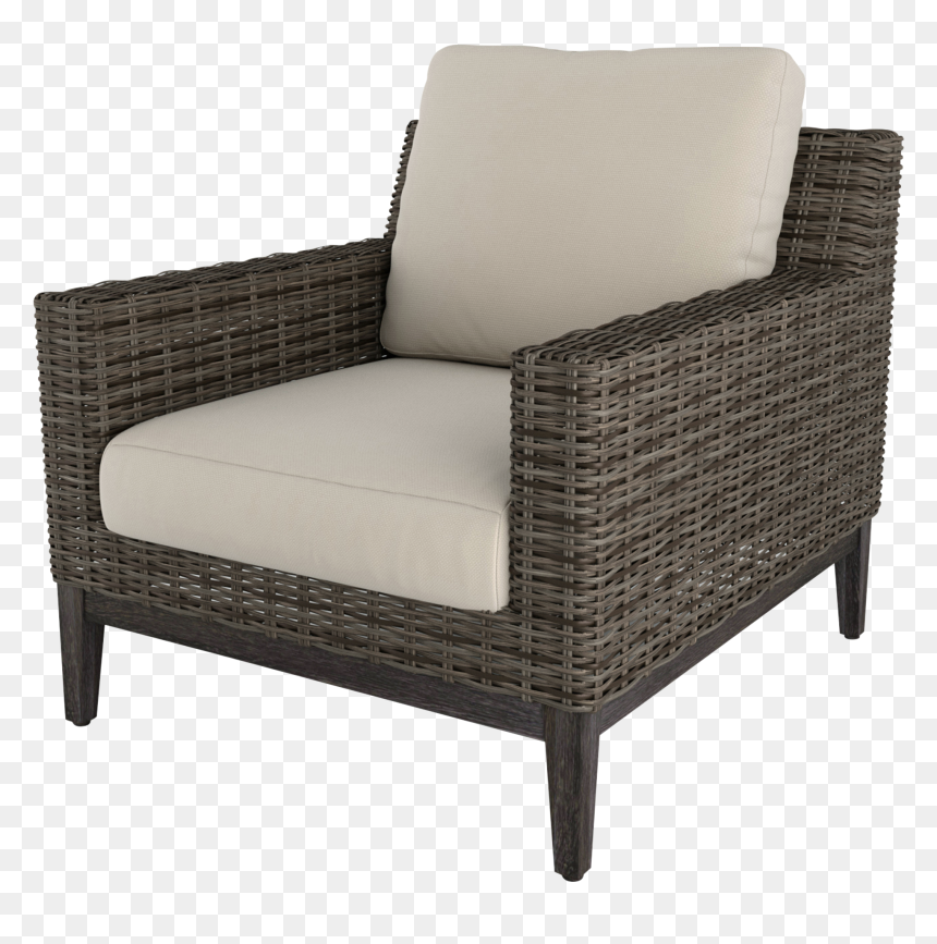 Remy Club Chair Hickory - Furniture Png, Transparent Png - firepit png