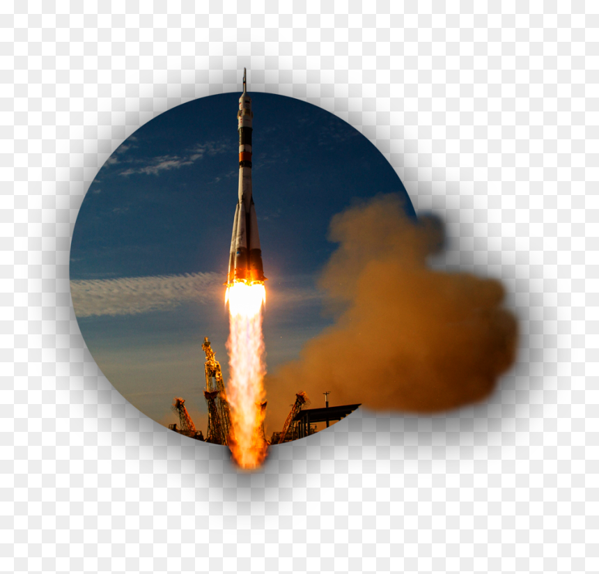 Байконур Запуск Ракеты, HD Png Download - rocket launch png