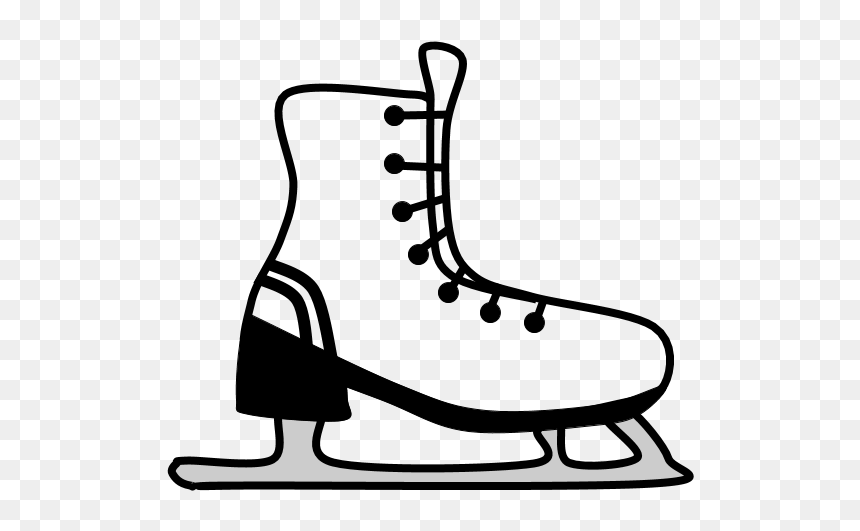 Ice Skates, Black Stripe - Transparent Background Skate Transparent Ice Skates, HD Png Download - black stripe png