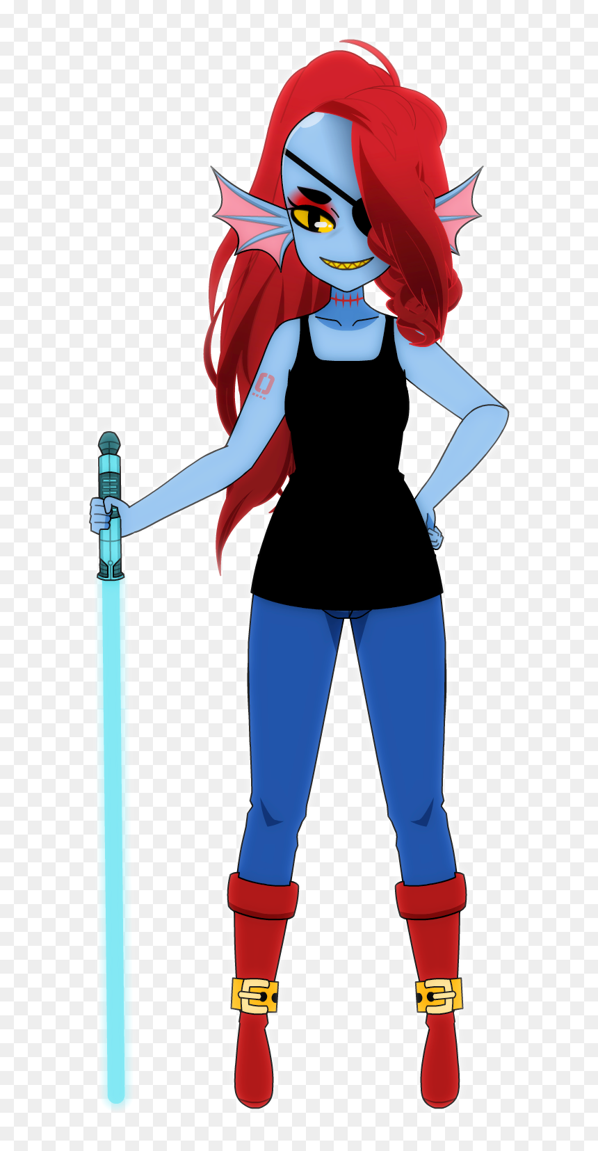 Cartoon, HD Png Download - undertale undyne png