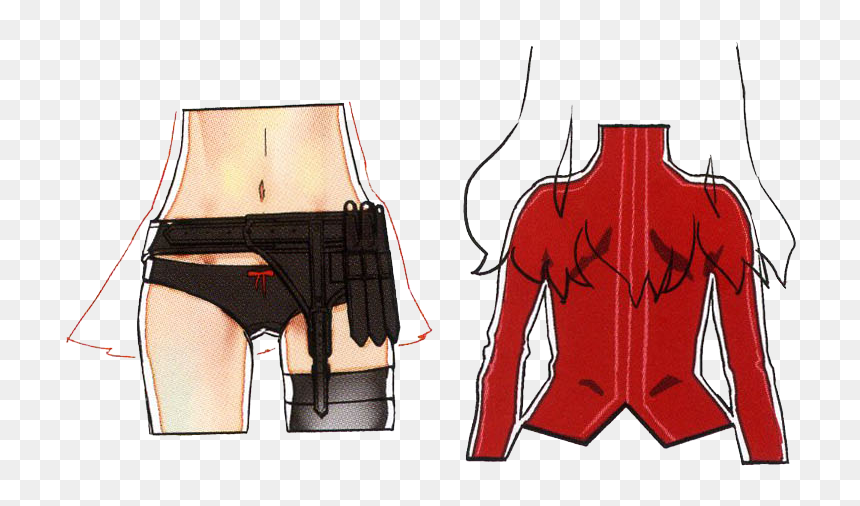 Lingerie, HD Png Download - rin tohsaka png