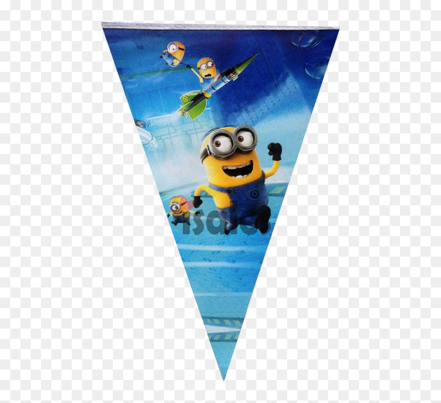 #isales #minion #theme #flag #pennant #happy #birthday - Birthday, HD Png Download - minion birthday png