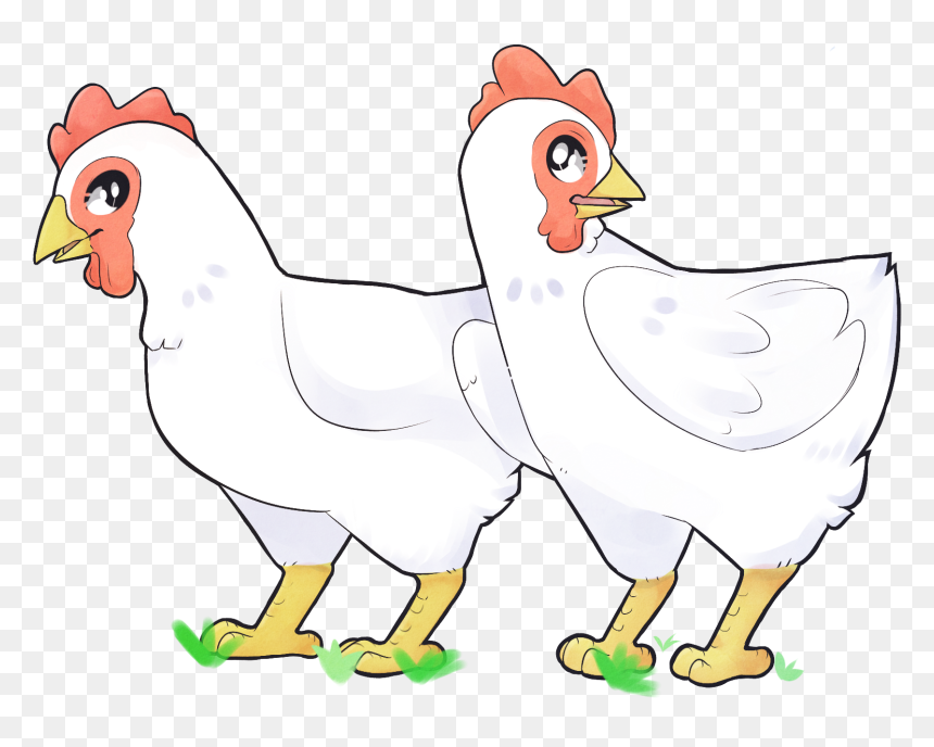 Illustration By Christy Shao - Rooster, HD Png Download - chicken head png