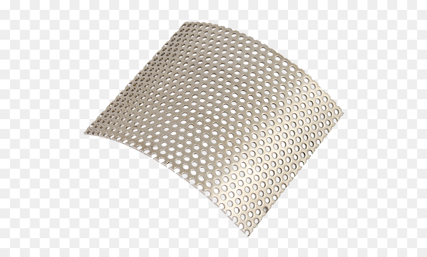 10 Perforated, Stainless Plate - Lampshade, HD Png Download - perforated metal png