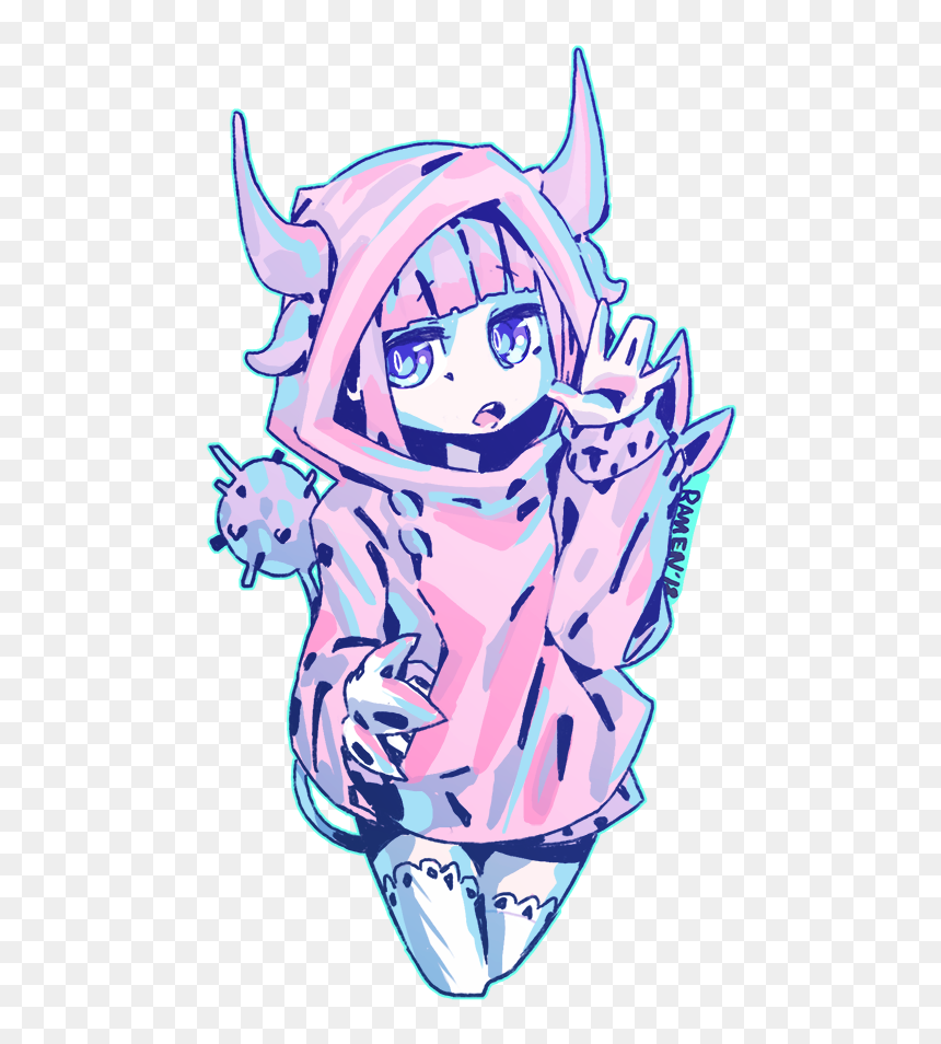 Kanna Kamui Drawn By Ramenwarwok - Illustration, HD Png Download - kanna kamui png