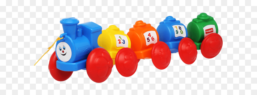 Unisex Wibbly Wobbly Toy Train - Push & Pull Toy, HD Png Download - toy train png