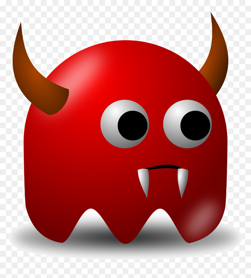 Devil Clip Art, HD Png Download - pac man ghost png