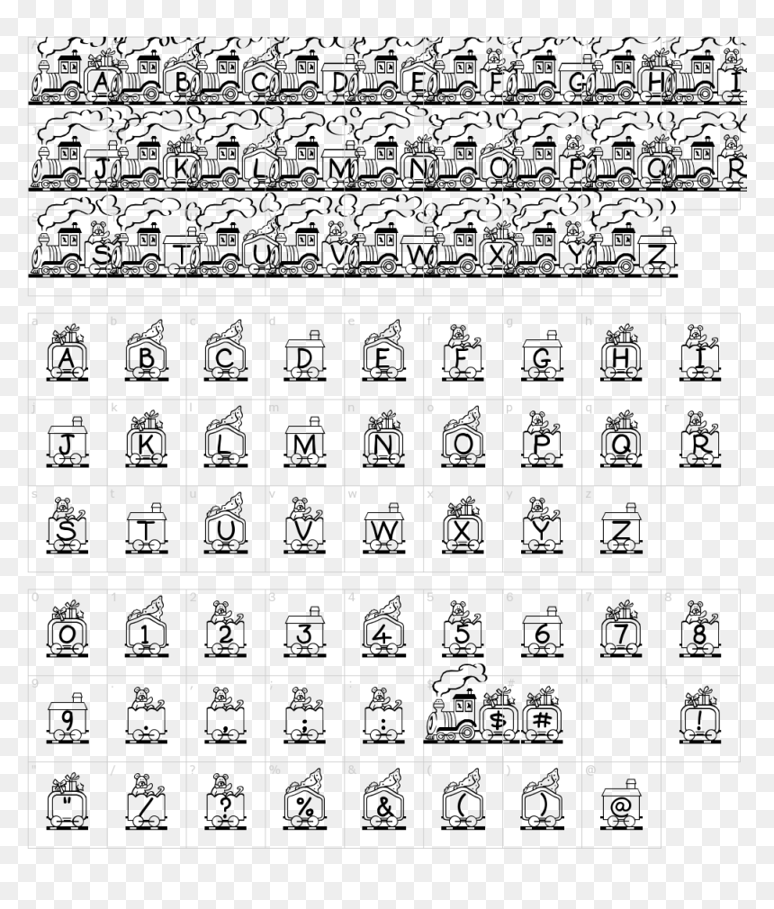 Number, HD Png Download - toy train png