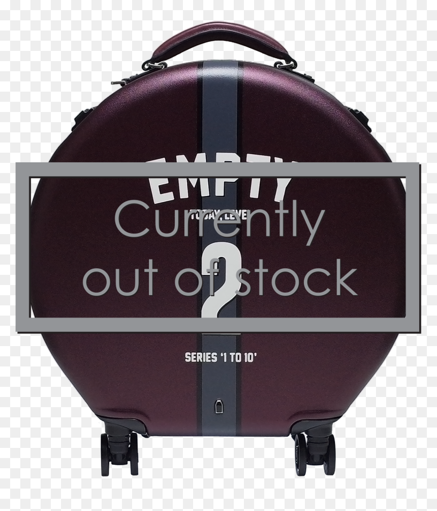 Previous - Ookonn X Studio Concrete Round Carry On Spinner Suitcase, HD Png Download - empty sign png
