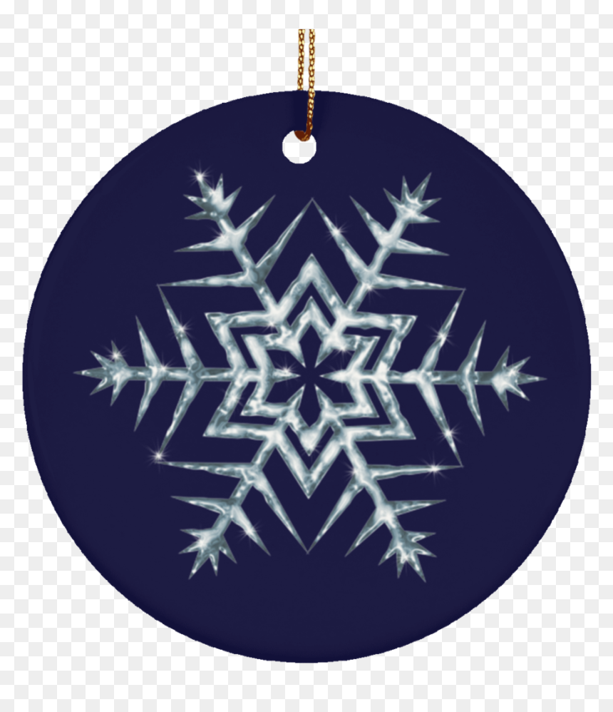 Transparent Frozen Snowflake Png - Frost, Png Download - blue christmas ornaments png
