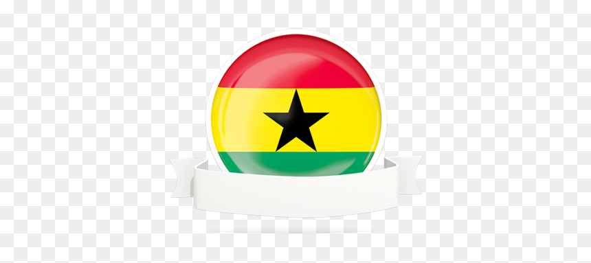 Flag With Empty Ribbon - Ghana Flag, HD Png Download - empty sign png