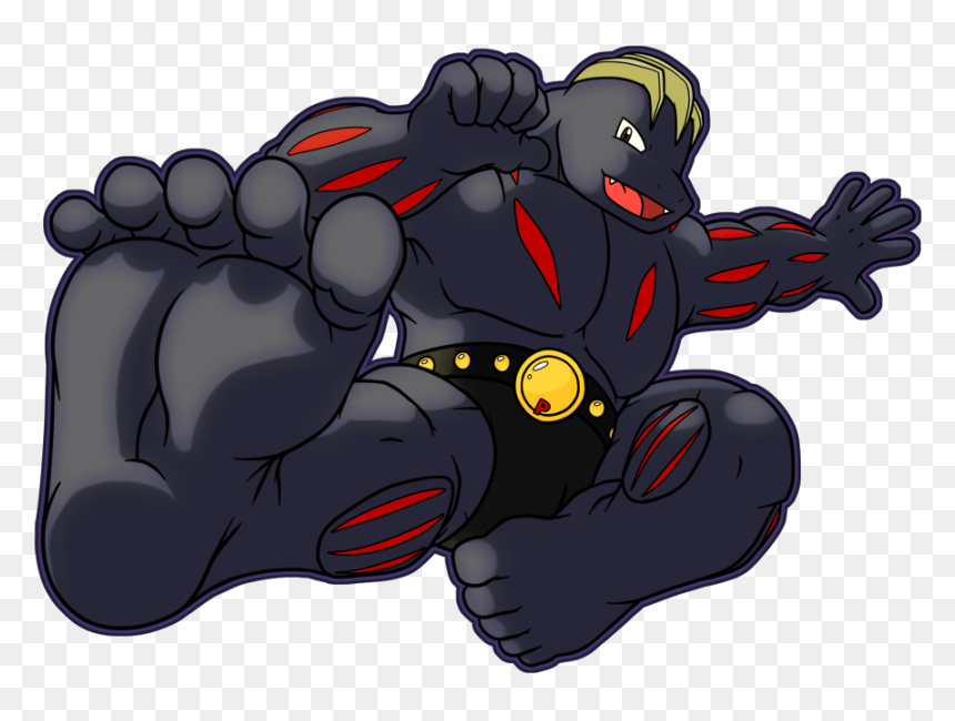 Machoke Flying Kick Ii, HD Png Download - machoke png