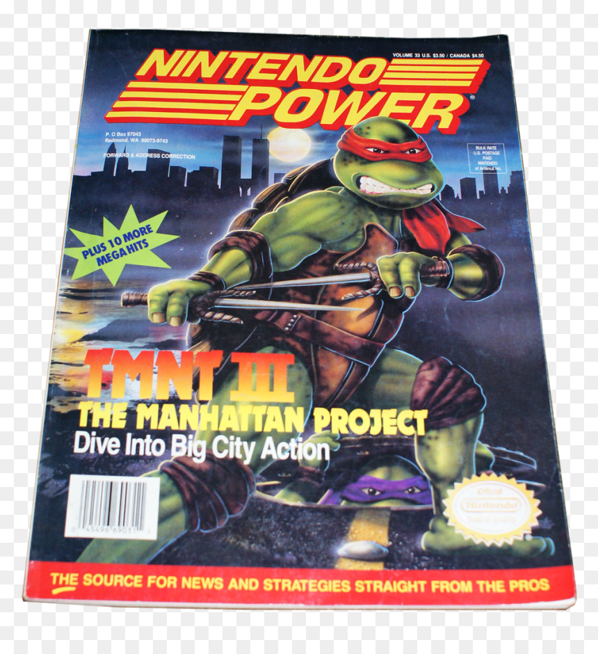 Nintendo Power Ninja Turtles, HD Png Download - friday the 13th game png