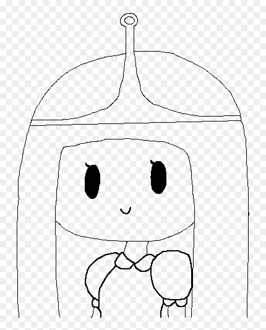 Line Art, HD Png Download - princess bubblegum png