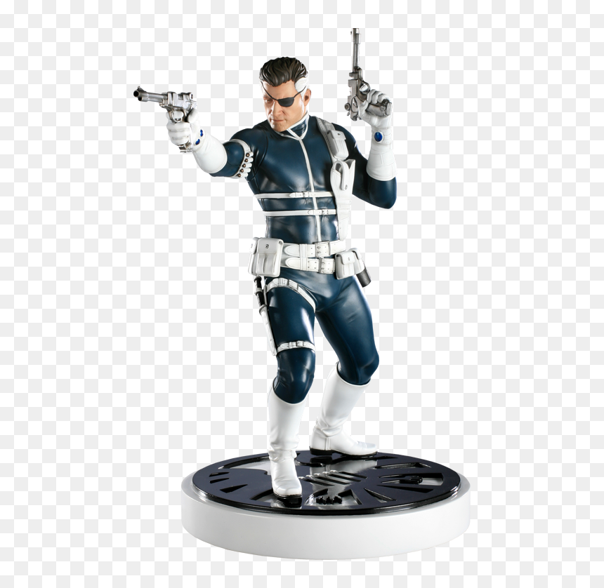 Statuette Sideshow Nick Fury, HD Png Download - nick fury png