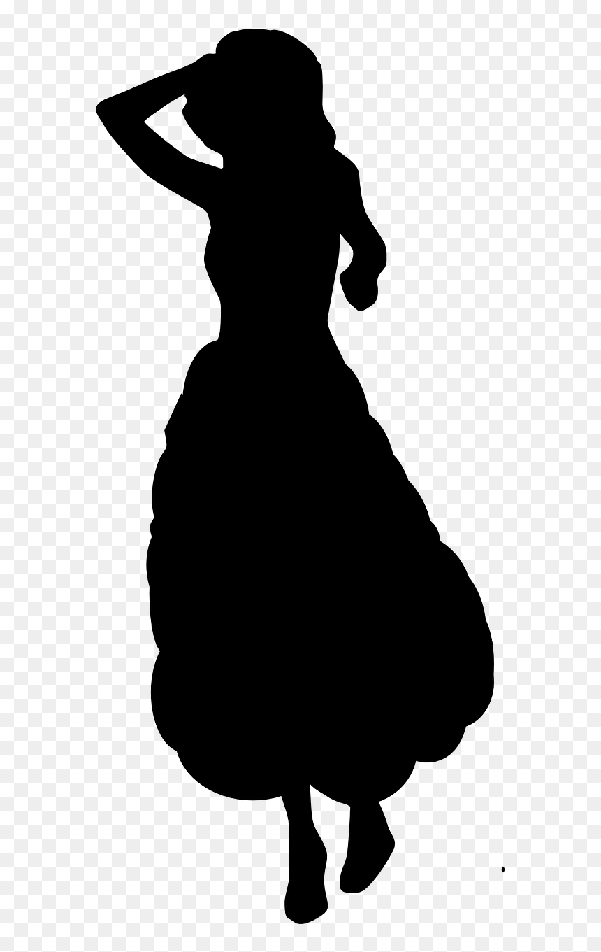 Woman Dress Dancing Free Photo - Silhouette Woman Dress Png, Transparent Png - woman walking silhouette png