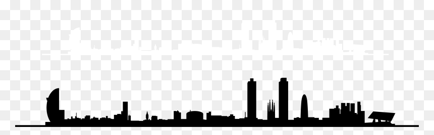 Information Barcelona Inline Cup - Barcelona Skyline Silhouette Png, Transparent Png - miami skyline silhouette png