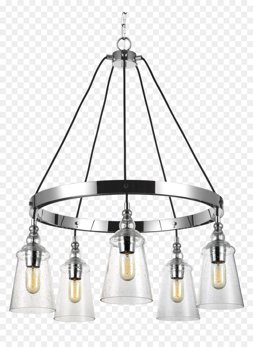 Feiss, HD Png Download - chandelier silhouette png