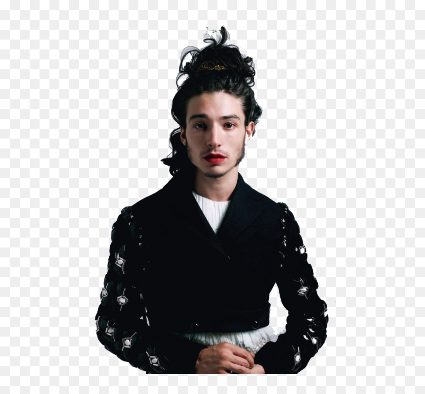 Ezra Miller Make Up, HD Png Download - ezra miller png