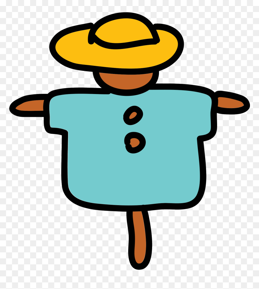 Scarecrow Vector Scare Crow, HD Png Download - scarecrow clipart png