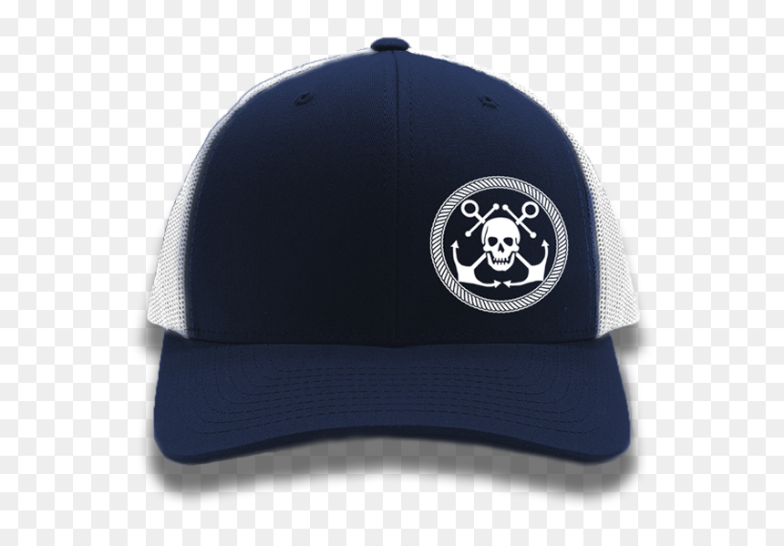 Navy Anchor & Skull Flexfit Trucker Hat"
 Class= - Pirate, HD Png Download - navy anchor png