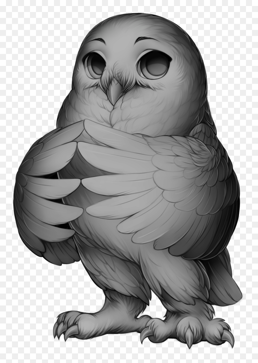 Furvilla Snowy Owl Base - Barn Owl Base, HD Png Download - white owl png