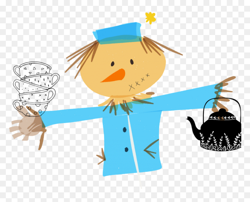 Cartoon, HD Png Download - scarecrow clipart png