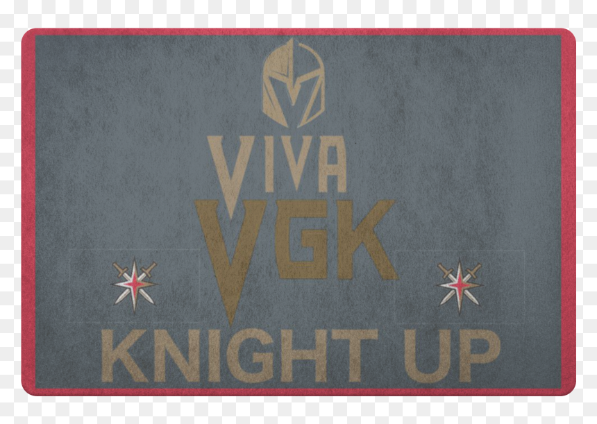 Vegas Golden Knights Housewarming Doormat Welcome Mat - Emblem, HD Png Download - welcome to las vegas sign png