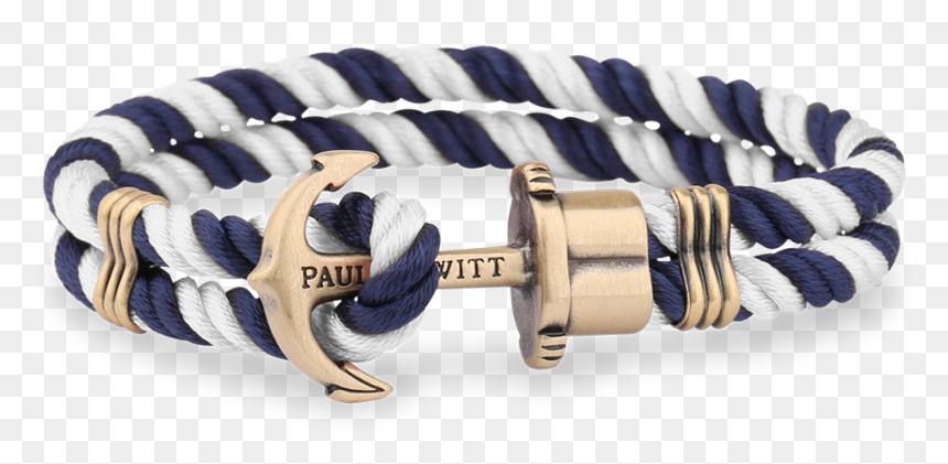 Bracelet Antoine Saliba Anchor, HD Png Download - navy anchor png