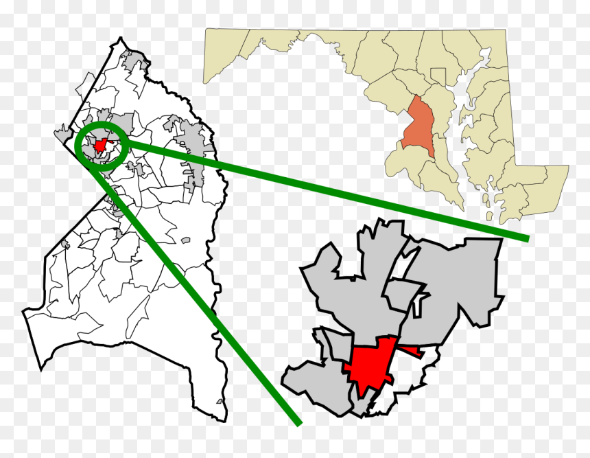 Prince George's County Outline, HD Png Download - riverdale png