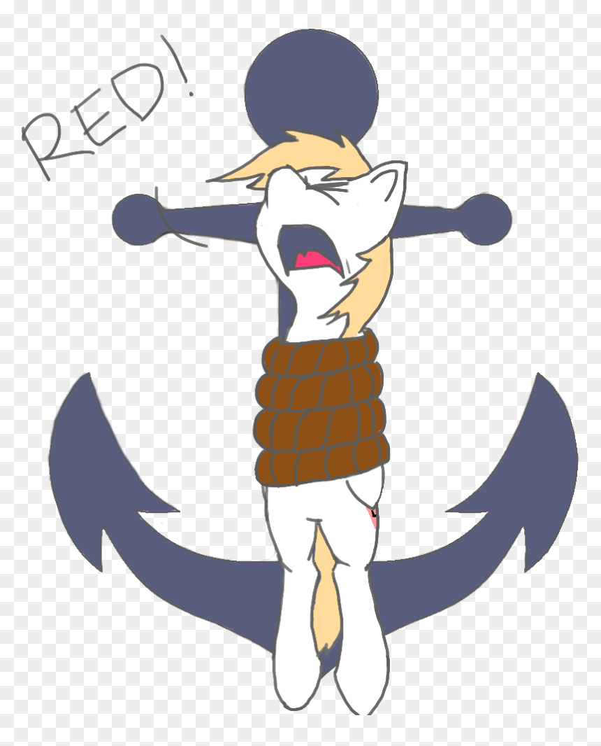 8chan, Anchor, Bullying, Earth Pony, Female, Help, - Anker On A Boat, HD Png Download - navy anchor png