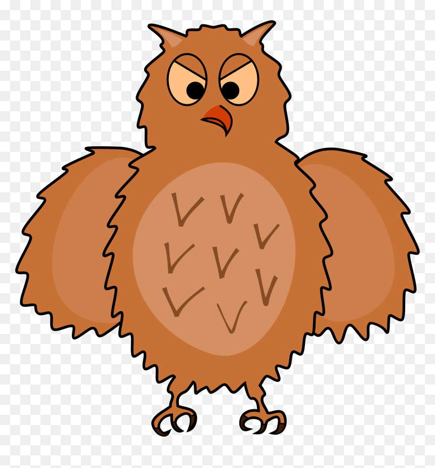 Black And White Owl Drawing Silhouette Email, HD Png Download - white owl png