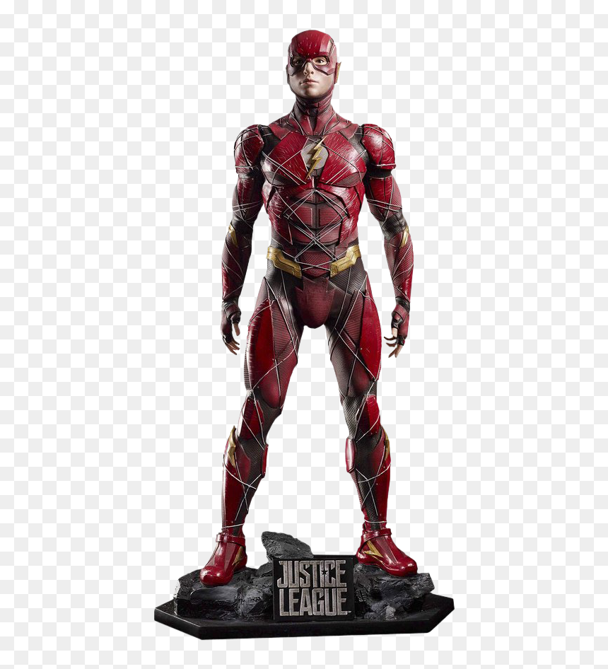 Justice League - Life Size Justice League Statues, HD Png Download - ezra miller png