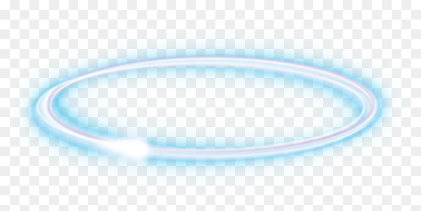 Ftestickers Crown Halo Luminous Glowing Blue, HD Png Download - glowing halo png