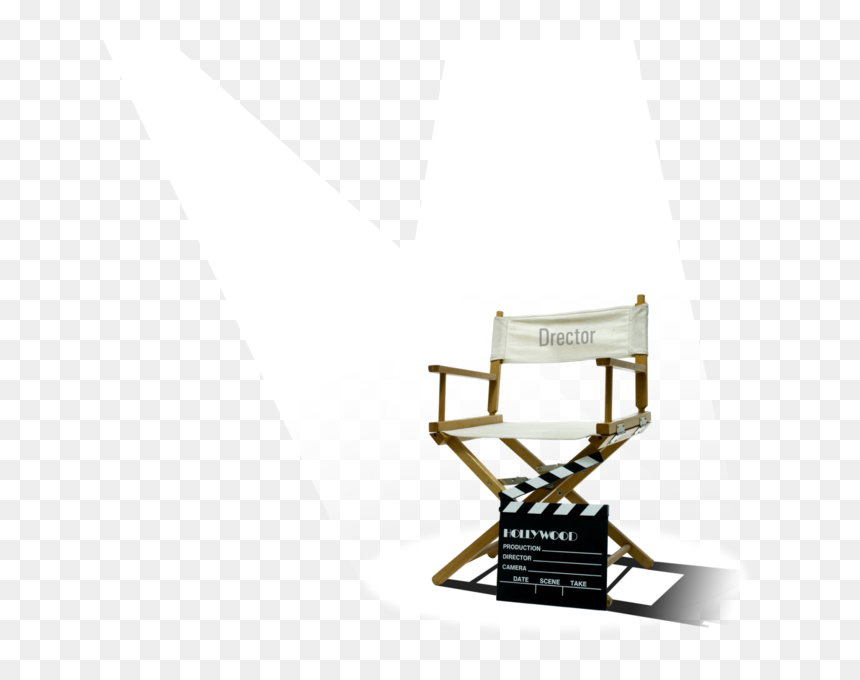 Drama Spotlight Directors Chair Clipart, HD Png Download - directors chair png