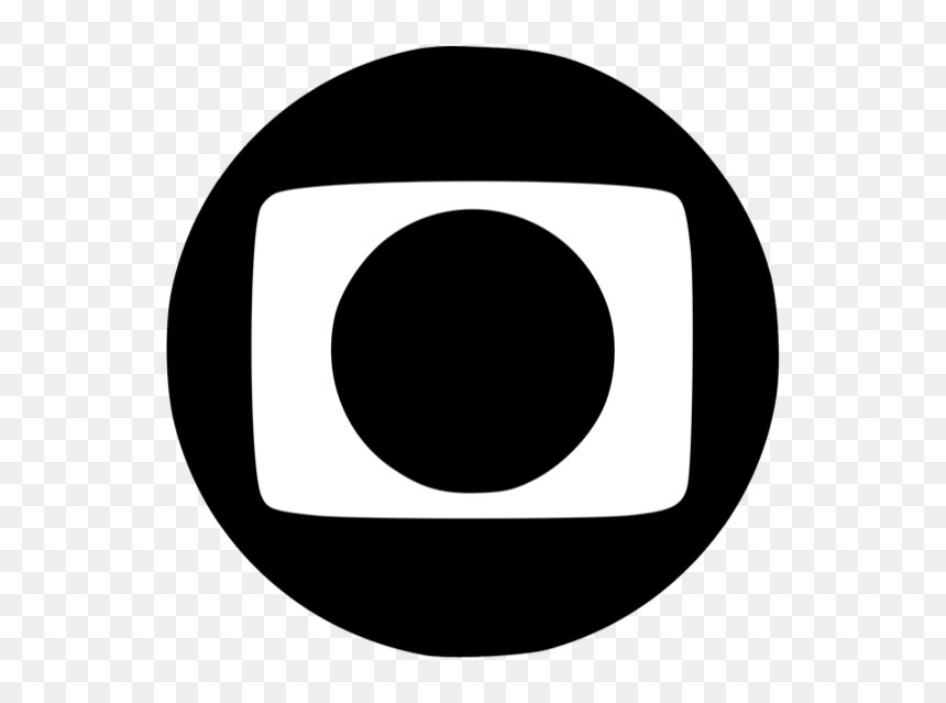 Rede Globo Logo 1975 - Globo Logo Black Png, Transparent Png - globo png