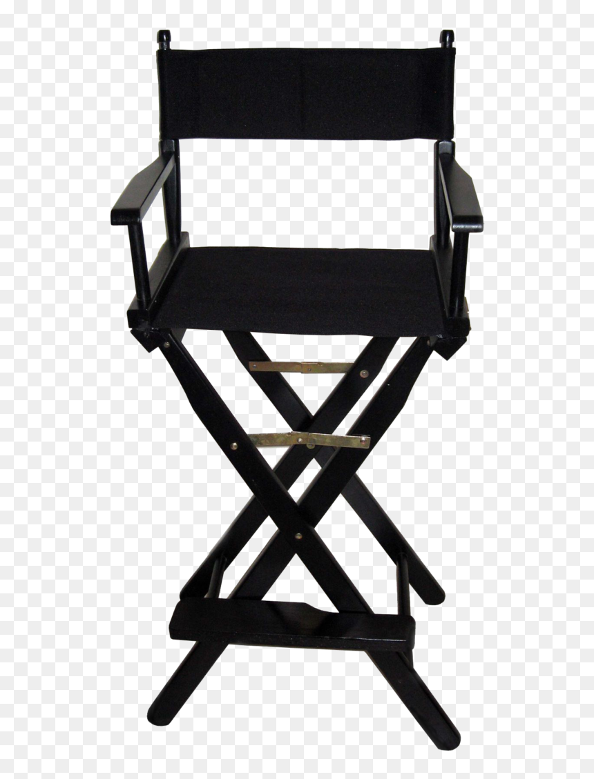 Black Directors Chair, HD Png Download - directors chair png