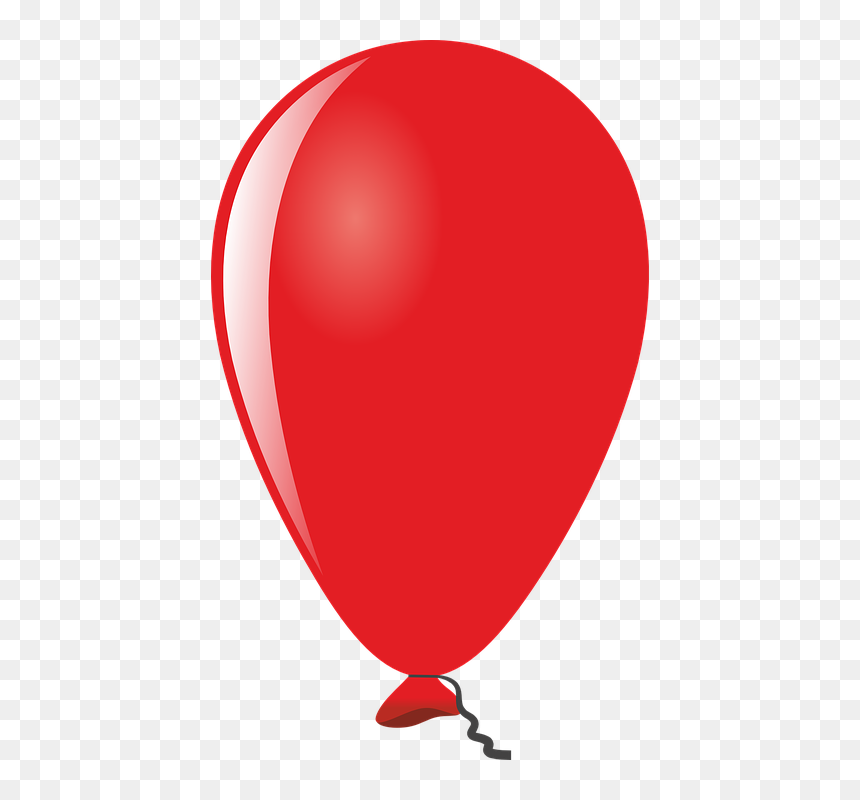 Transparent Globos Azules Png - Bóng Bay Màu Đỏ, Png Download - globo png