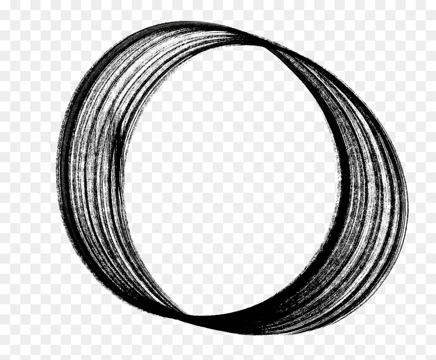 Circlepaintbrushstroke02 - Circle, HD Png Download - brush stroke circle png