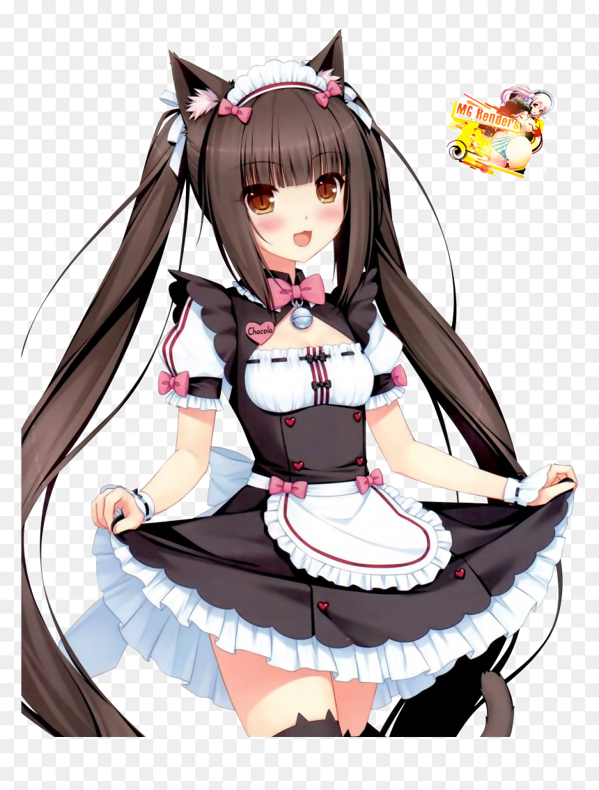 Anime Girl Neko Transparent, HD Png Download - nekopara png
