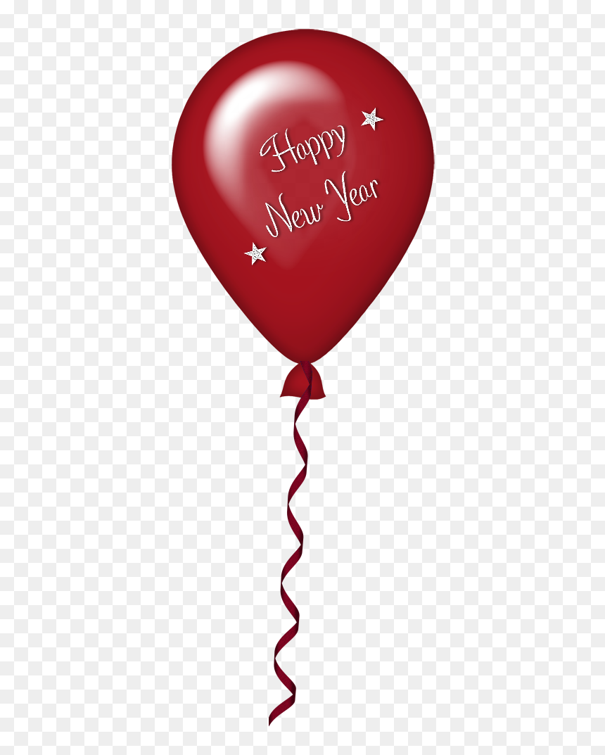 Christmas Balloons Png - Clipart New Year Balloon, Transparent Png - heart balloons png