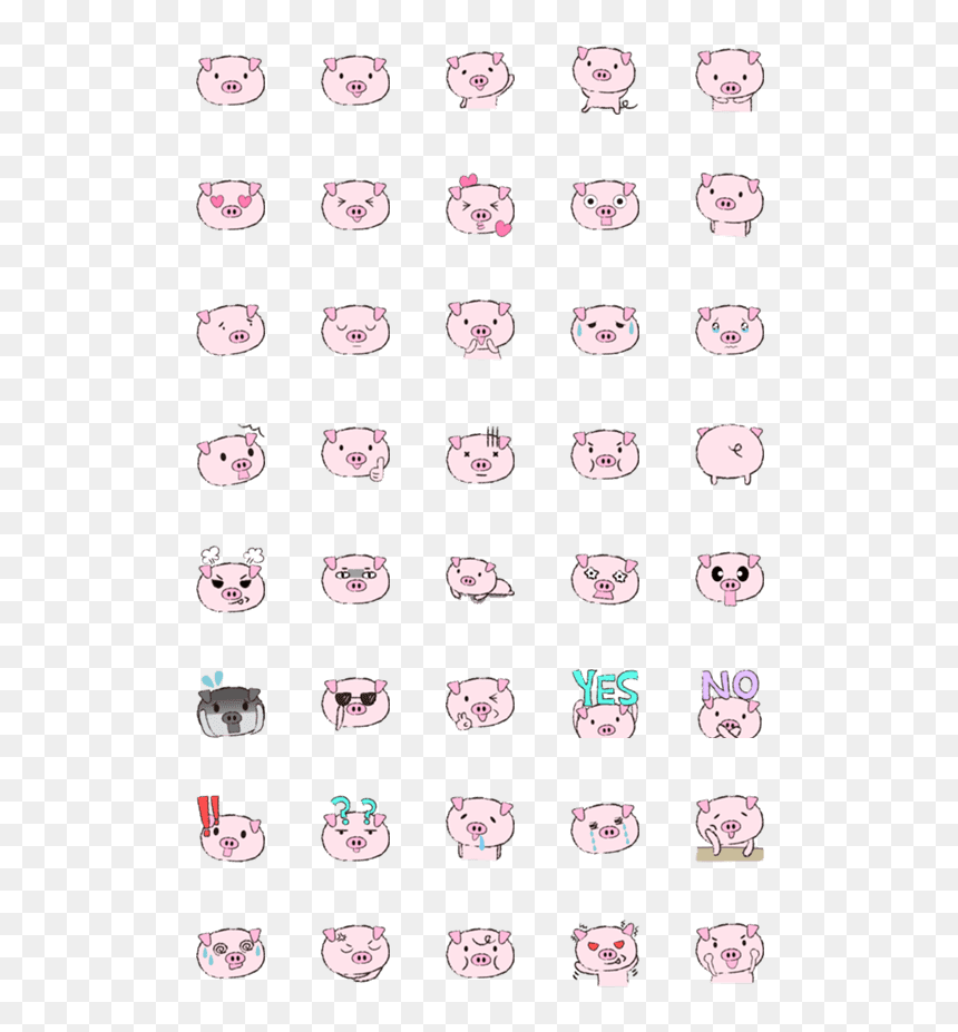 Animal, HD Png Download - pig emoji png