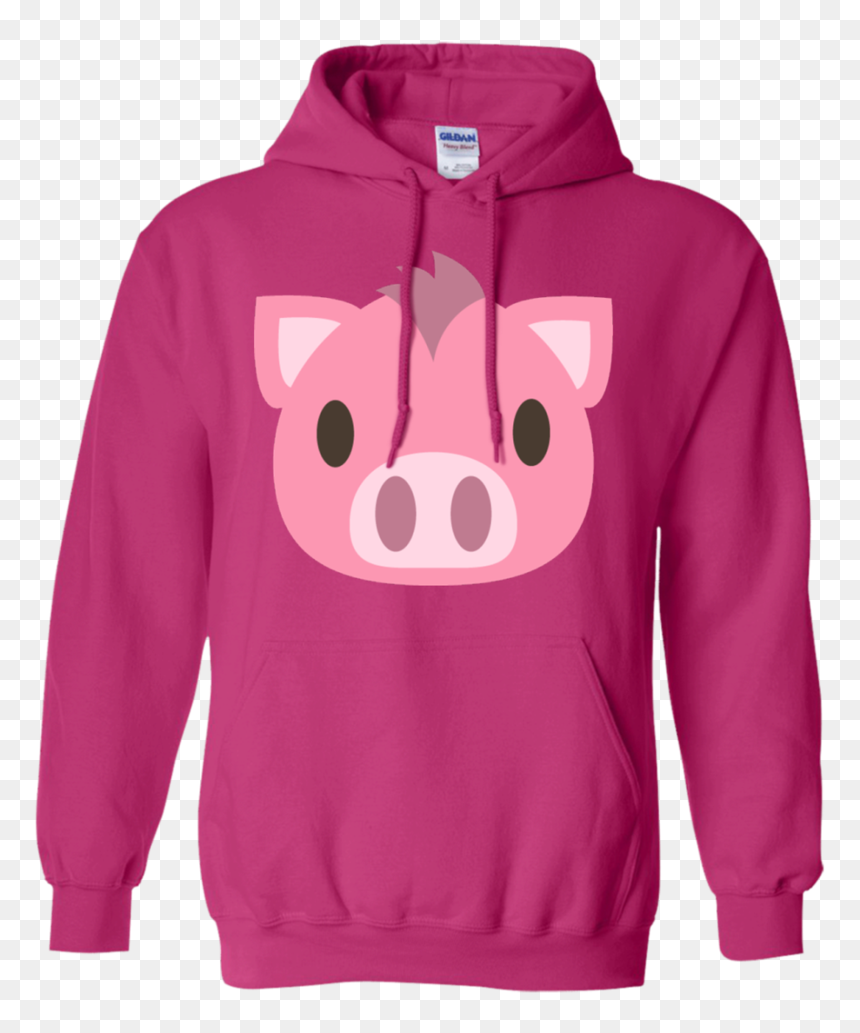 Transparent Pig Face Png - Queens Are Born In December Hoodie, Png Download - pig emoji png