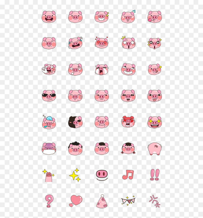 My Melody Emoji, HD Png Download - pig emoji png