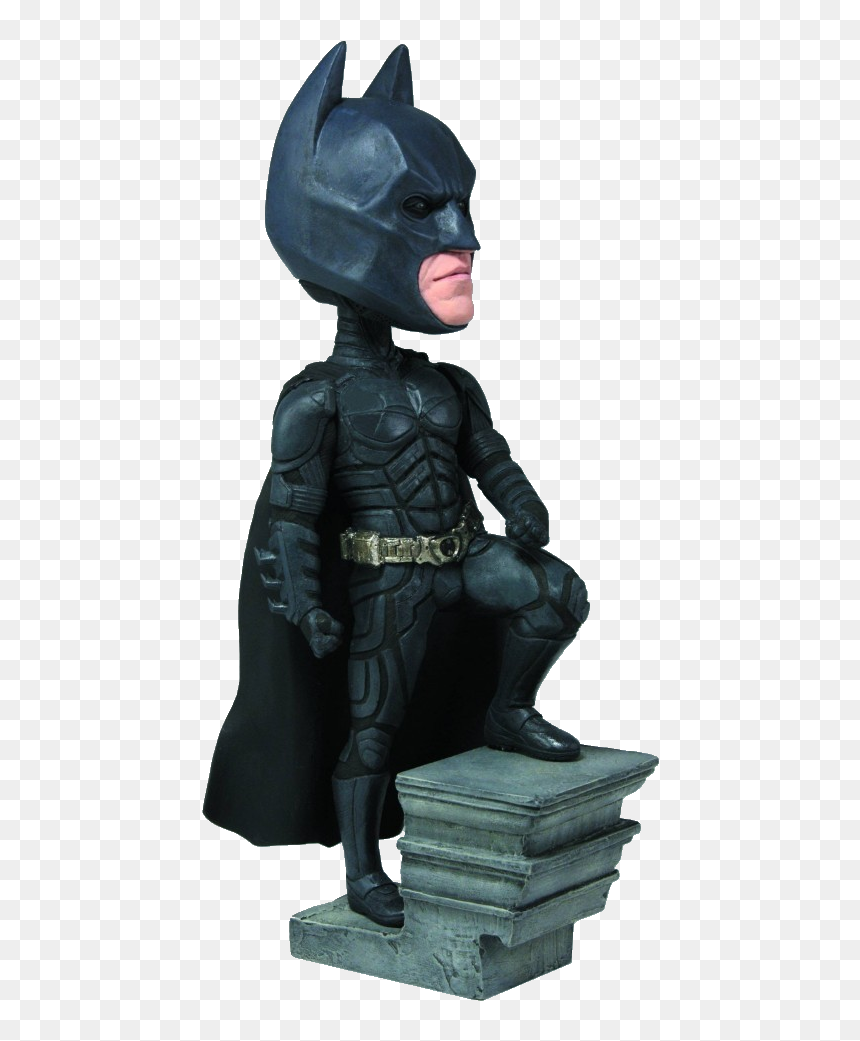 Batman The Dark Knight Bobble Head, HD Png Download - batman head png