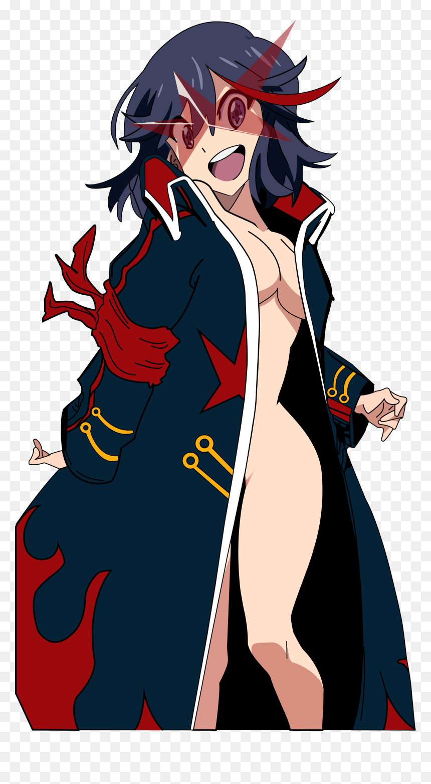 Ryuko Matoi Red Fictional Character Human Hair Color, HD Png Download - ryuko matoi png
