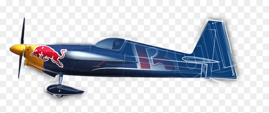 Plane Ground Speed - Red Bull Race Plane Side View, HD Png Download - plane with banner png