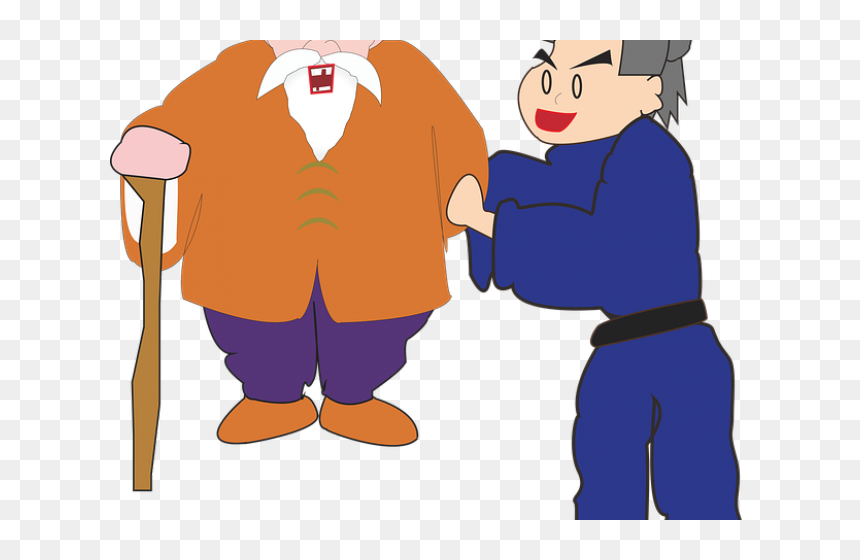Old Clipart Aged Person - Helping Elders, HD Png Download - person sleeping png