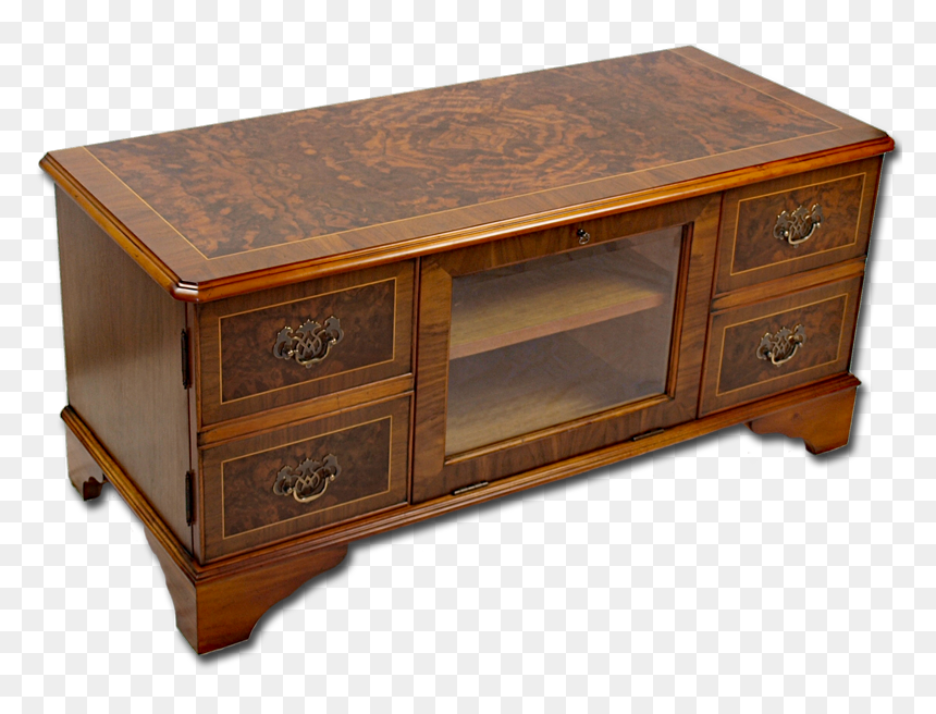 Antique Wood Tv Unit Uk, HD Png Download - tv stand png