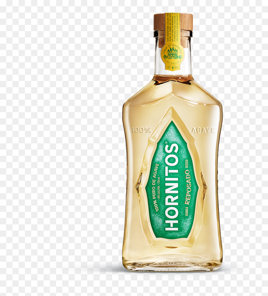 Bottle Reposado Standing - Hornitos Tequila, HD Png Download - tequila shots png
